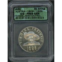 Austria. Republic, 1959 Proof 69 ICG