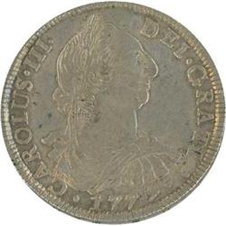 Bolivia. Charles III, 1759-1788, 1779 PR EF/AU