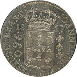 Brazil. Joao as Prince Regent, 1799-1818, 1817 R Unc.