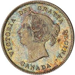 Canada., 5 cents, 1871 NGC MS65