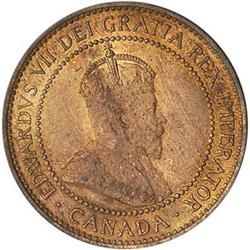 Canada., 1 cent, 1908 NGC MS64 RB