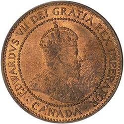 Canada., 1 cent, 1908 NGC MS62 RB
