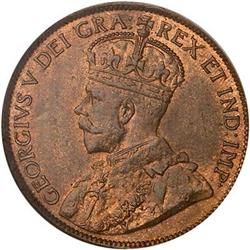 Canada. 1913 Cent. NGC MS65 RB
