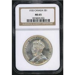 Canada. Confederation, 1935 NGC MS 65