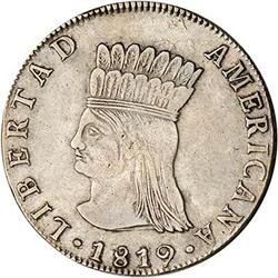 Colombia. Republic, 1819 JF VF/EF
