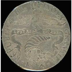 Colombia. Republic, 1846 RS About Extremely Fine