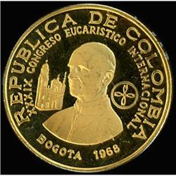 Colombia. Republic, 1968 Proof