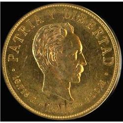 Cuba. Republic, 1915 AU-Uncirculated