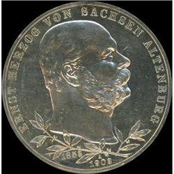 Saxe-Altenburg. Ernst I, 5 Mark, 1903 A Proof