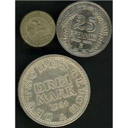 German Area Mixed Lot of Three Minors