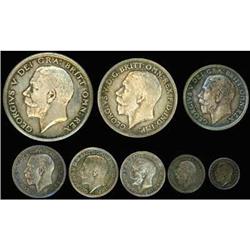 Great Britain. George V, 1910-1936, 1911 8 Piece Proof