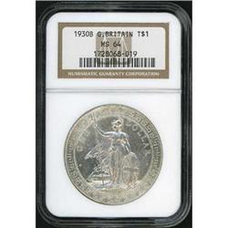 Great Britain. George V, 1910-1936, 1930 B NGC MS 64