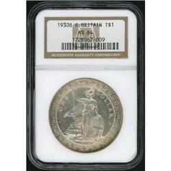 Great Britain. George V, 1910-1936, 1930 B NGC MS 64