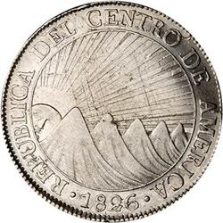 Guatemala. Central American Republic, 1826 M VF/EF