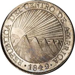 Guatemala. Central American Republic, 1842 MA AU-Unc