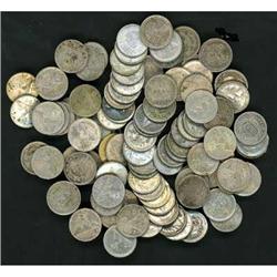 Guatemala., Group of 100 1/4 Reales, Various Dates