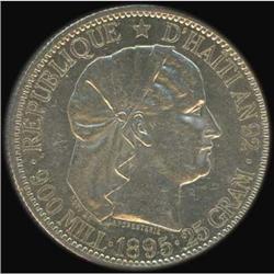Haiti. Republic, Gourde, 1895