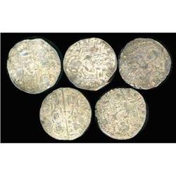 Venice., Lot of five Grossos, ND