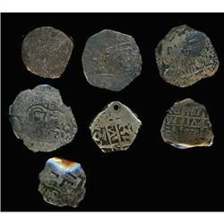 Mexico-Potosi Lot of Seven Cob 2 Reales