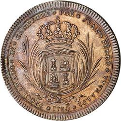 Campeche. Charles IV, 1788-1808, 1790 Proc. Medal