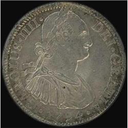 Mexico. Charles IV, 1788-1808, 8 Reales, 1794 FM Unc.