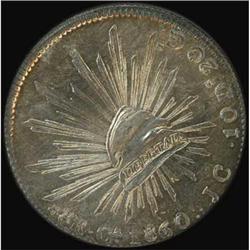 Mexico. Republic, 8 Reales, 1860 JC Brilliant Unc.