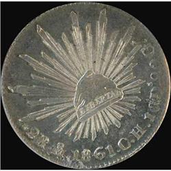 Mexico. Republic, 2 Reales, 1861 CH Brilliant Unc.