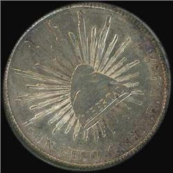 Mexico. Republic, 8 Reales, 1864 CE Brilliant Unc