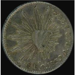 Mexico. Republic, 8 Reales, 1869 AE Extremely Fine
