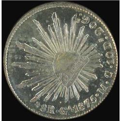 Mexico. Republic, 8 Reales, 1875 MC Choice Uncirculated
