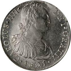 Peru. Charles IV, 1788-1808, 8 Reales, 1801-IJ