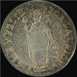 Peru. Republic, 8 Reales, 1834 MM Uncirculated