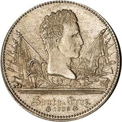 Peru, 1838 Proclamation Medal Brilliant Uncirculated