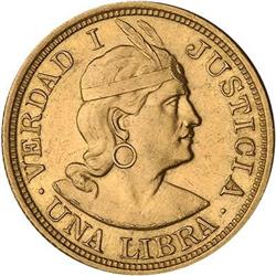 Peru. Republic, 1918 Uncirculated