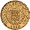 Image 2 : Peru. Republic, 1918 Uncirculated