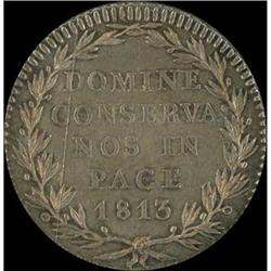 Zurich. Canton, 20 Batzen, 1813 AU-Uncirculated