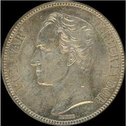 Venezuela. Republic, 5 Bolivares, 1935 Uncirculated