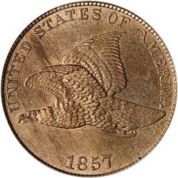1857 Flying Eagle Cent DDO PCGS MS64