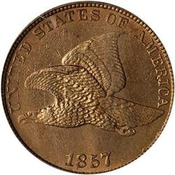 1857 Flying Eagle 1C PCGS MS64