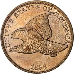 1856 Flying Eagle Cent PCGS PF63
