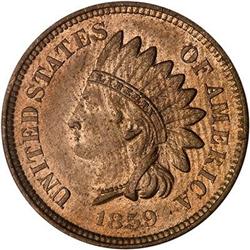 1859 Indian Head Cent PCGS MS64