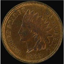 1865 Indian Head Cent. Plain 5 RAW