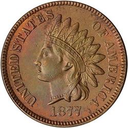 1877 Indian Head Cent RAW