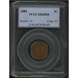 1884 1c PCGS MS65RB