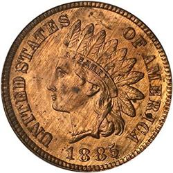 1885 Indian Head Cent PCGS MS63 RB