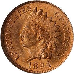 1894 Indian Head Cent PCGS MS63 RD