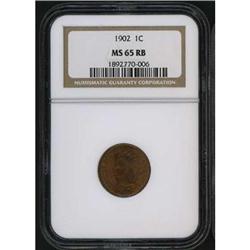 1902 1c NGC MS65RB