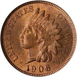 1906 Indian Head Cent PCGS MS64 RB