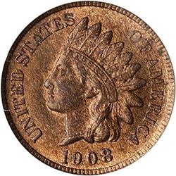 1908 Indian Head Cent PCGS MS63 RB