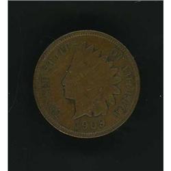 1909-S Indian Head Cent RAW